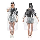 Photo Gallery dusenly confezione da 6 poncho antipioggia usa e getta trasparenti per adulti con cappuccio con coulisse per emergenza per campeggio, escursionismo, viaggi, confezione da famiglia, trasparente, taglia Photo Gallery dusenly confezione da 6 poncho antipioggia usa e getta trasparenti per adulti con cappuccio con coulisse per emergenza per campeggio, escursionismo, viaggi, confezione da famiglia, trasparente, taglia