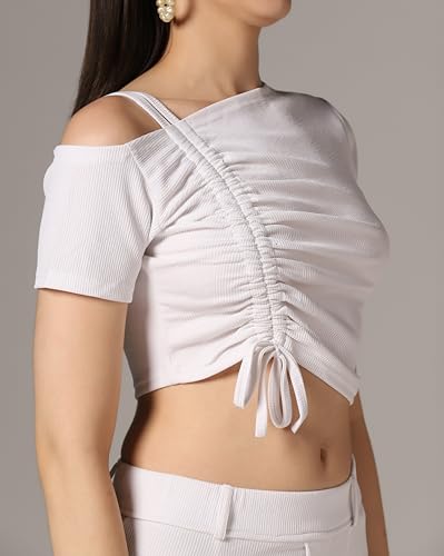 Image of TOPLOT co ord Set for Women Solid Top and Bottom