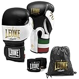 GUANTONI SPECIAL 70 KIT NERO 10OZ FASCE SACCA LEONE SPORT