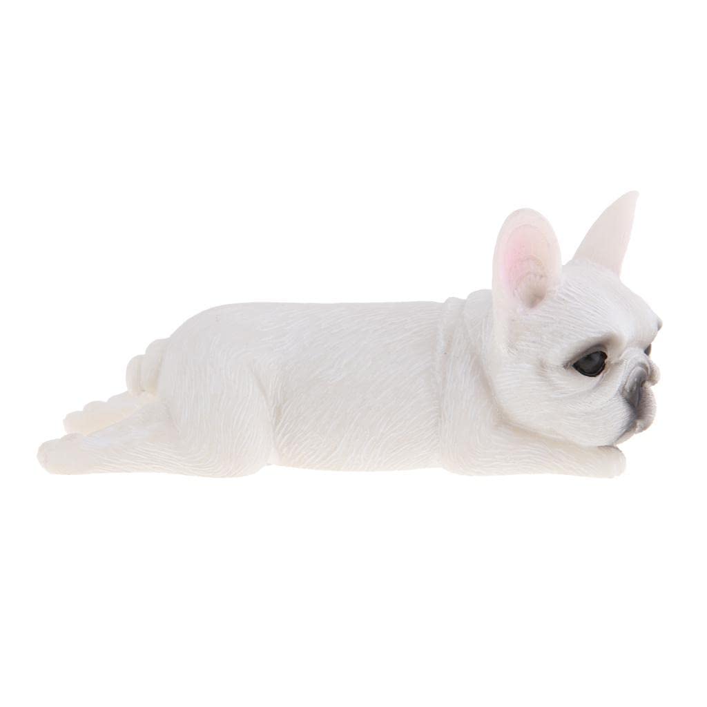 Figurine chien chiot en résine objet de collection décoration maison salon et bureau éducatif