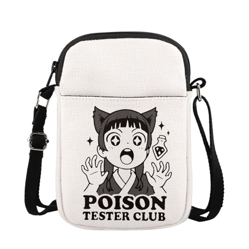 MAOFAED Anime Theme Crossbody Bag, Poison Tester Club Shoulder Bag for Fans, Anime Lover Gift, Manga Gift(poison)