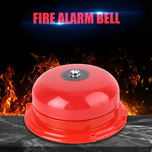 Pissente 100db Electric Bell, 12 bell, metal fire alarm bell - 4 ih electric strike type, 100db(12), Default, 12V - Image 4