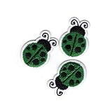 Patch Ecusson Thermocollant 3 x petite coccinelle 7 coloris au choix 1,50 x 2,50 cm
