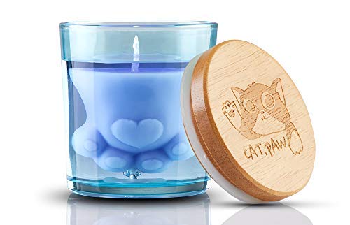 Cat Paw Lavender Vanilla Scented Candle