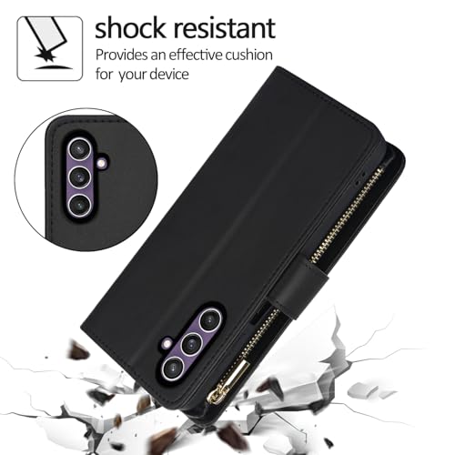 Étui de téléphone S24 Plus avec fermeture éclair et support de visionnage - 5
