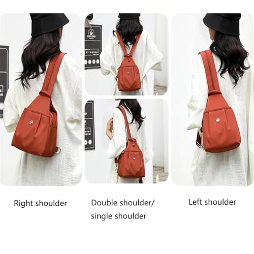 Waterproof 2-Way Commuter Bag, Comfortable Carrying Convertible Travel Theft Lightweight Handbag Stylish Efficient Storage (Black)2