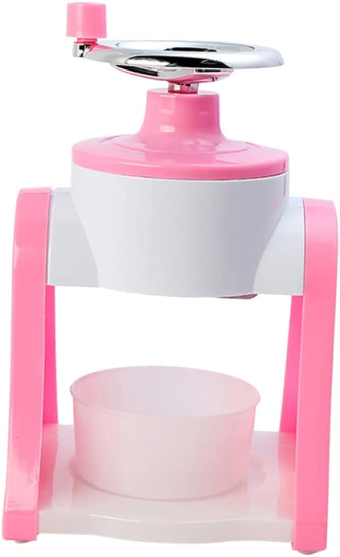 Manual Ice Crusher Portable Hand Operated Ice Shaver for Home Use Simple Design