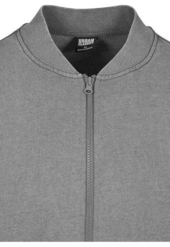 Urban Classics Bomber Sweat Washed veste zippée en coton doux