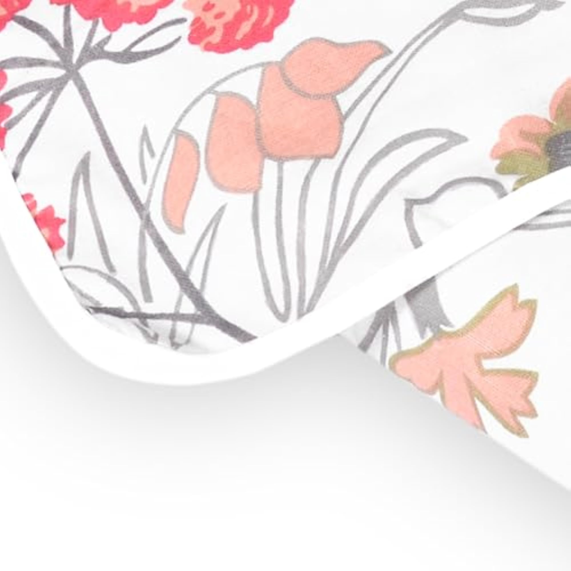 Floret 100% Cotton Single Kids Dohar, Lightweight Throw Blanket