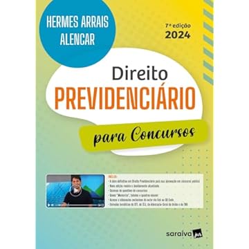 Capa do livro Direito Previdenciário para Concursos - 7ª edição 2024