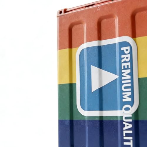 Caja de lápices en forma de contenedor, caja de almacenamiento con tapa, organizador portátil multifuncional de metal a prueba de óxido, estuche de escritorio de estilo industrial, 11,5 x 5 x 5 cm - imagen 9