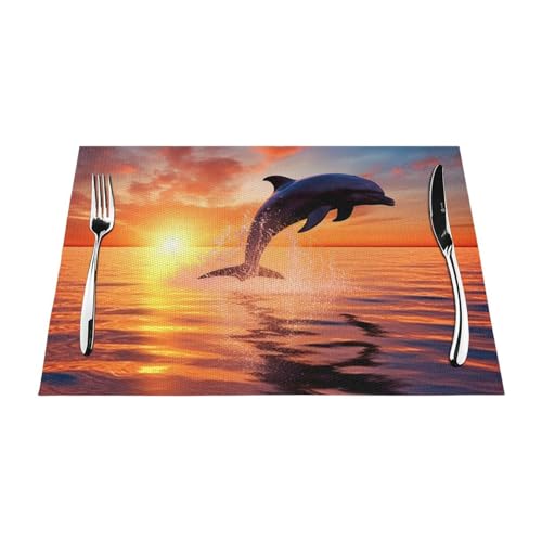 Sets de table antidérapants en PVC lavables pour cuisine et table basse - 3