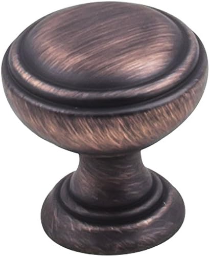 Jeffrey Alexander 658DBAC Tiffany Collection Knob, Brushed Oil Rubbed Bronze