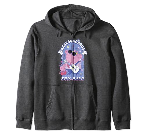 Sweat Peppa Pig zippé anti-froid facile à enfiler pour enfant autonome au quotidien