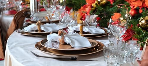 your castle Napkin Rings, Hand Carved, Animal Design, Deer, Fox, Rabbit, Set of 3, Made of Wood, Hand-Painted, Versatile - Image 3