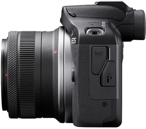 Canon EOS R100 Mirrorless Camera with 18-45mm Lens Bundle with Canon 200ES EOS Shoulder Bag + 64GB Extreme PRO Memory Card