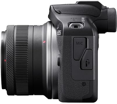 Canon EOS R100 Mirrorless Camera with 18-45mm Lens Bundle with Canon 200ES EOS Shoulder Bag + 64GB Extreme PRO Memory Card