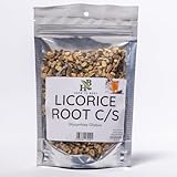 Herb To Body Licorice Root C/S - Glycyrrhiza Glabra, Cut & Sifted Dried Licorice Root for Licorice Root Tea, Herbal Tea, Blends, Baking & Culinary Use, Resealable Pouch, 4 oz