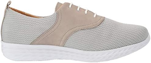 Driver Club USA Womens Leather Greenville Extralight Sneaker Loafer, Grey Nubuck/Fabric, 11 | Image 5