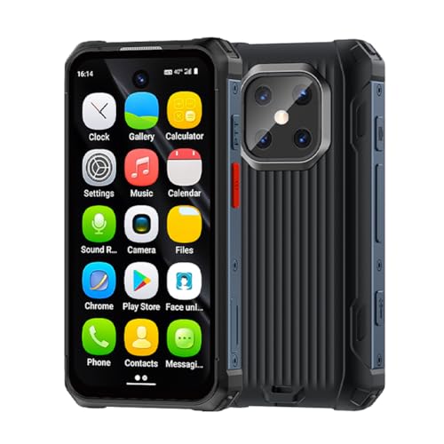 Cutwif Mini 4G Rugged Smartphone Unlocked, 3.88 Inches Dual Sim Android 12 Mini Phone Mobile Cellphone Small Phone, IP68 Waterproof, 6GB+128GB