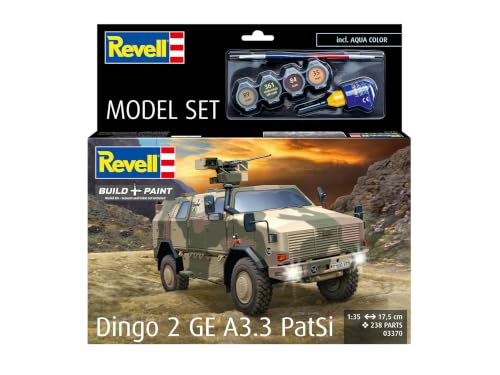 Kit de modelo de plástico Revell 63370 Dingo 2 escala 1:35 para superar retos de montaje 2
