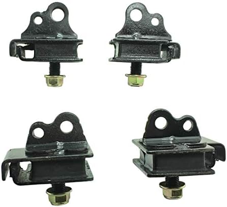 Replacement for YAMAHA RHINO GRIZZLY 660 BOTTOM & TOP ENGINE MOUNT RUBBER DAMPER KIT YXR660 2004-2007 YFM660 2002-2008