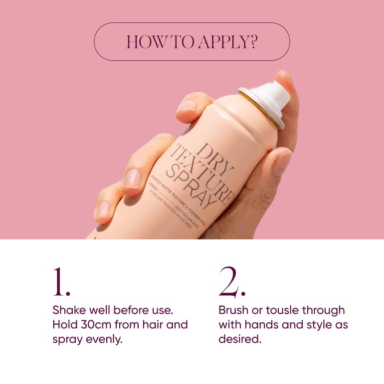 NAK Signature Dry Texture Spray 150ml - Professional Volumizing Hair Spray for Matte Texture & Flexible Hold with Rice Powder Technology