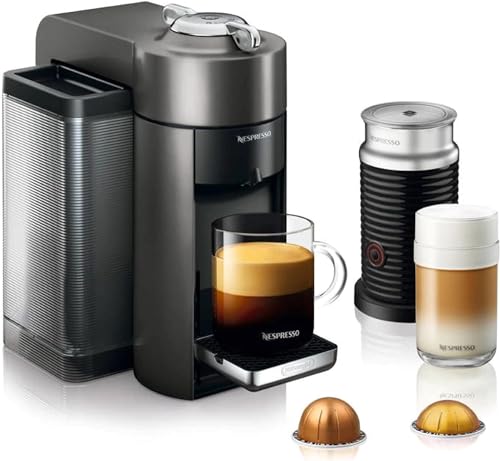 Nespresso Vertuo Coffee and Espresso Machine by De'Longhi with Milk ...