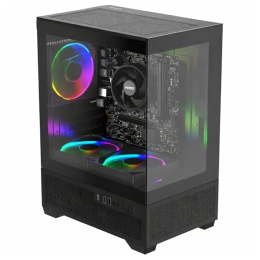 .ES PC'S GAMING Titanium Frame Gaming-pc Ryzen 5 3400G, 16 GB RAM, 500 GB SSD, Radeon Vega-graphics, WLAN inbegrepen, gaming desktop-pc met RGB-verlichting