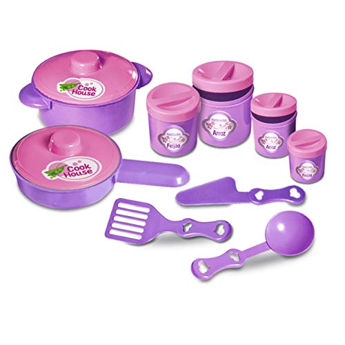 Conjunto Mantimento, Zucatoys, Rosa/Lilás