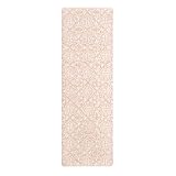 Town & Country Basics Comfort Plus Vintage Medallion Tile Anti Fatigue Comfort Mat, Kitchen Runner Mat, Standing Desk Mat, Dorm Room Rug, Non-Slip Backing, Rust, 18'x55'