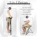 Imagen de Caña, Bastón Retráctil 87-98 cm con Asiento Silla Plegable Portátil de Altura Ajustable 46-53 cm con Soporte de Cuatro Patas Bastones Senderismo con Asiento para Personas Mayores Y Adultos