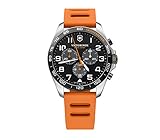Victorinox Fieldforce Sport Chrono Black Dial Orange Rubber Strap