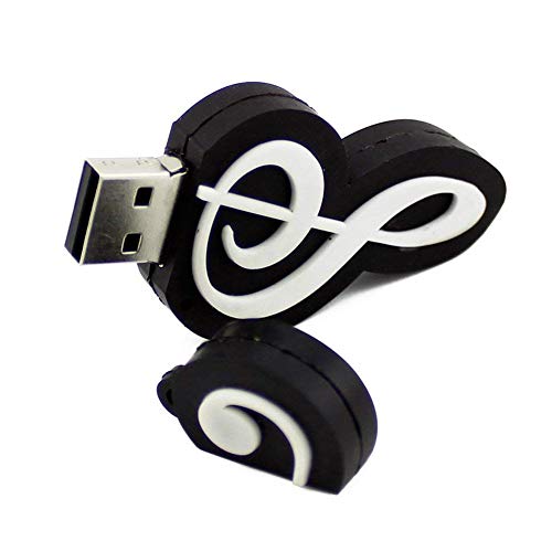 64GB USB 2.0 Music Note Notation Shape USB Flash Drive Pendrive Memory Stick Thumb Drive Jump Drive Flash Disk