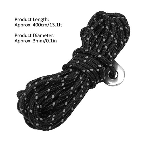 Cordas de guia de barraca, cordas de barraca, cordas de barraca à prova de vento, para caminhadas de