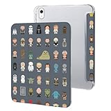 ipad 10世代 ケース スターウォーズ ipad ケース キャラクター iPad 10 ケース おしゃれ iPad 第10世代ケース 人気 10.9インチ かわいい 耐衝撃カバー クリア 軽量 透明 オートスリープ/ウェイク機能対応 傷防止 三つ折りスタンド