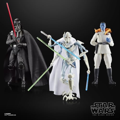 Star Wars Episode 1 Star Wars The Series Vador Grand Amiral Thrawn Général Grievous Pack De 3 Figurines - vue 6