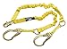Lanyard, 2 Leg, Nylon, Yellow