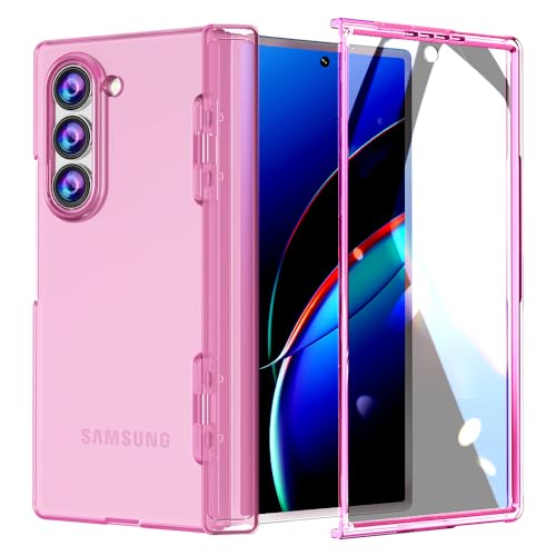 FABSPARK Samsung Galaxy Z Fold 6pP[XAXN[veN^[AqWیANX^NA  A`CG[ XtBbg AN n[h PC Samsung Z Fold 6 P[XANAsN