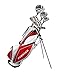 MDXII Men's Complete Golf Clubs Full Package Set Includes Titanium Driver, S.S. Fairway, S.S. Hybrid, S.S. 5-PW Irons, Putter, Bag, HC's