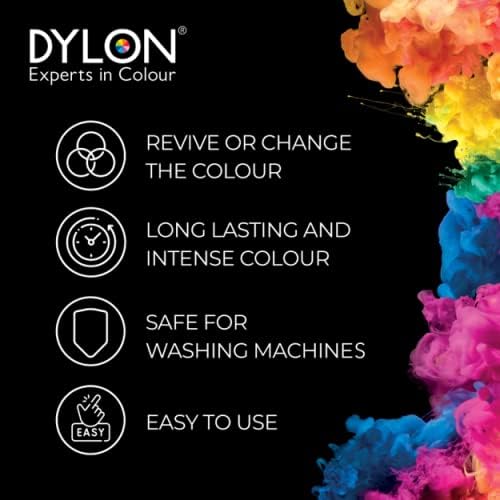 Dylon Hand Fabric Dye Sachets, Spring Bundle, Includes: Paradise Blue, Sunflower Yellow, Tropical Green and Peony Pink