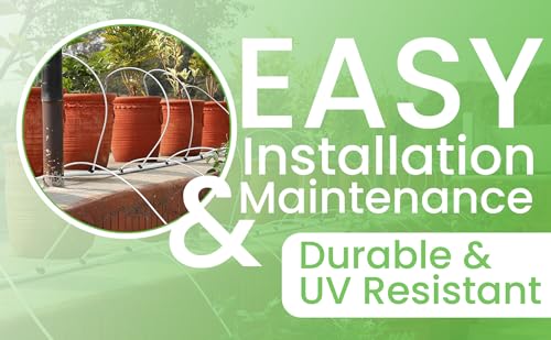 Image of BHAGIRATH-White Drip Irrigation Pipe Kit for Plants | Complete Drip Watering System for Home Garden, Balcony, and FarmingIrrigation Garden Watering Drip Kit (100 Plants)