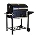 Charles Bentley Gran Barbacoa portátil Parrilla al carbón Americano con área 60x45cm de Cocina