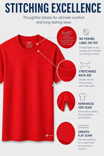 Image of Women's 100% Cotton T Shirt - Crew Neck, Short Sleeve, Regular Fit | Soft Breathable Fabric | Premium Everyday Basic Comfort Fit Tee for Casual