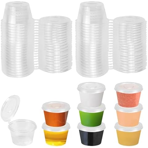 SLTAXAR Gobelet Plastique Réutilisable 25ml Cover