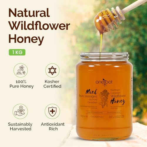 Miel Natural Wildflower OneRoot 1 kg miniatura 2