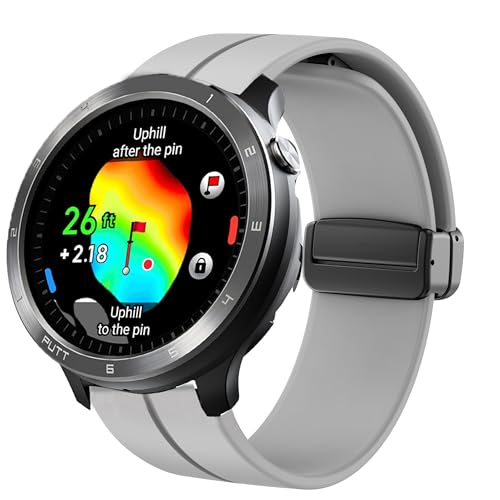 Bracelet Voice Caddie T11 Pro anti-transpirant silicone souple Lamshaw gris 22mm