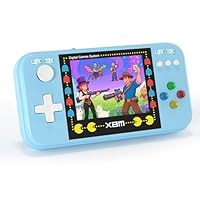 Handheld Game Console, Portable Video Game Console with 500 Retro Games, AV Output Old School Systems Plug & Play Video Games for Kids & Adults (Doubles Gaming)