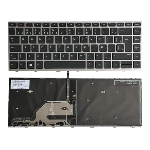 m[gp\R̕i VuW HP Probook 440 G5 430 G5 445 G5 840 G3 obNCgm[gp\R̃L[{[h(Silver)