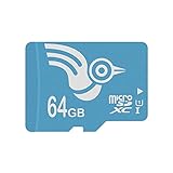 ADROITLARK High Speed 64GB Micro SD Cards Class 10 microSD Memory Cards for Go Pro Tablet Smartphone Camera Dash cam with Adapter(U1 64GB)